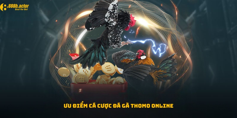 Ưu điểm khi tham gia cá cược đá gà Thomo online